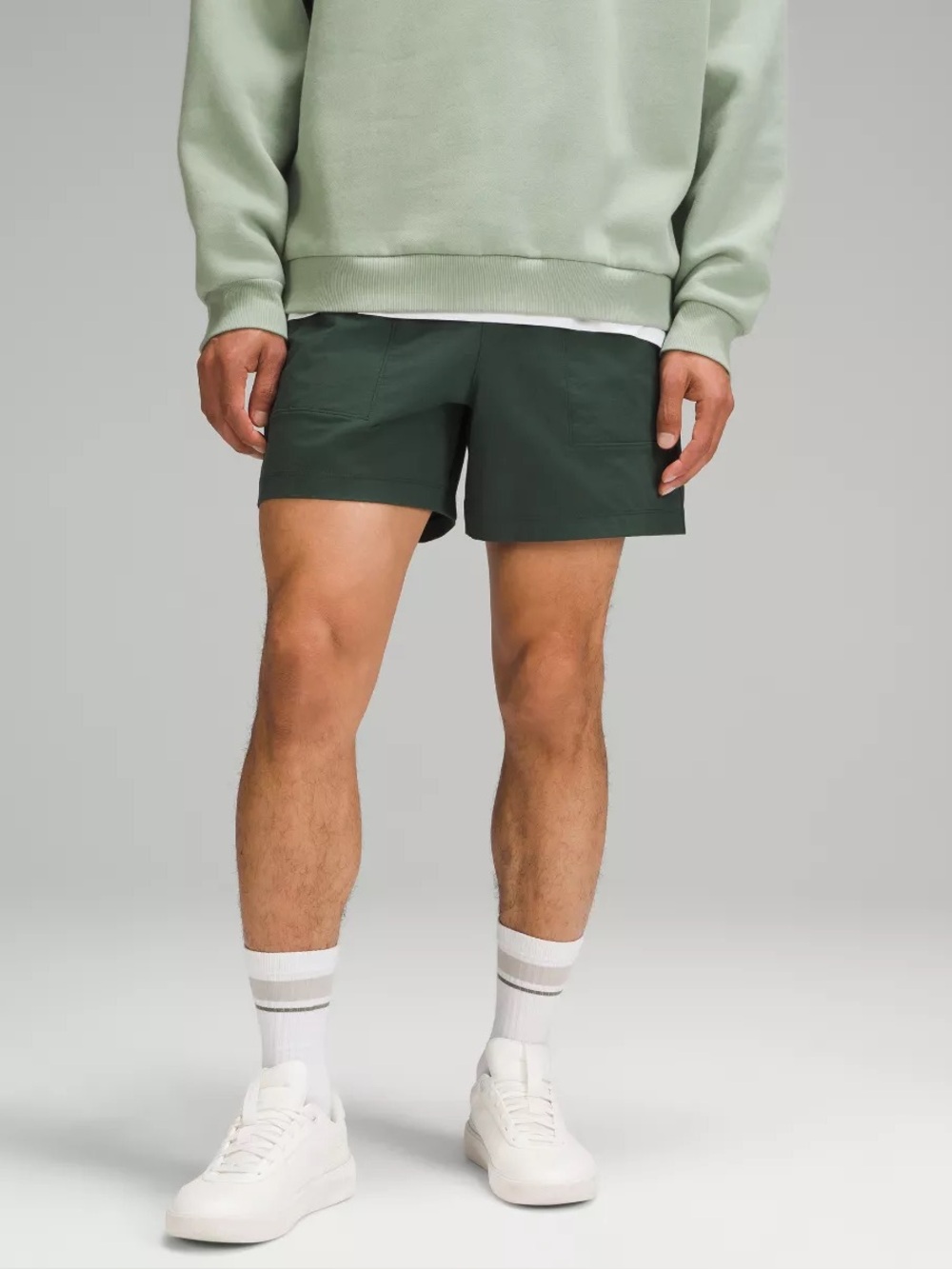 Lululemon Bowline Short 5" Stretch Cotton VersaTwill - Legacy Green Shorts